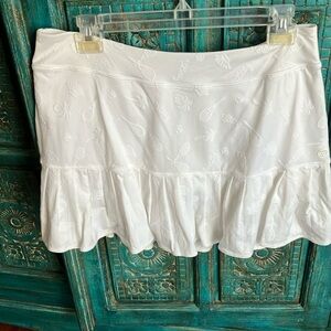 Lilly Pulitzer Luxletic skort white size Large